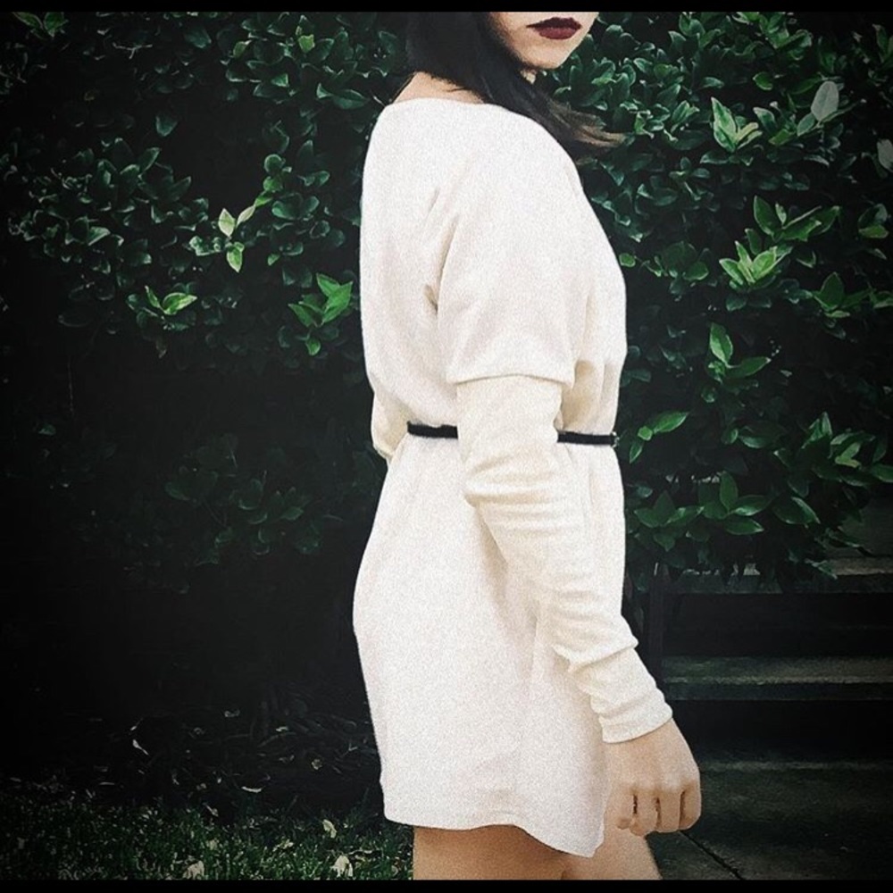 Cashmere sweater dress